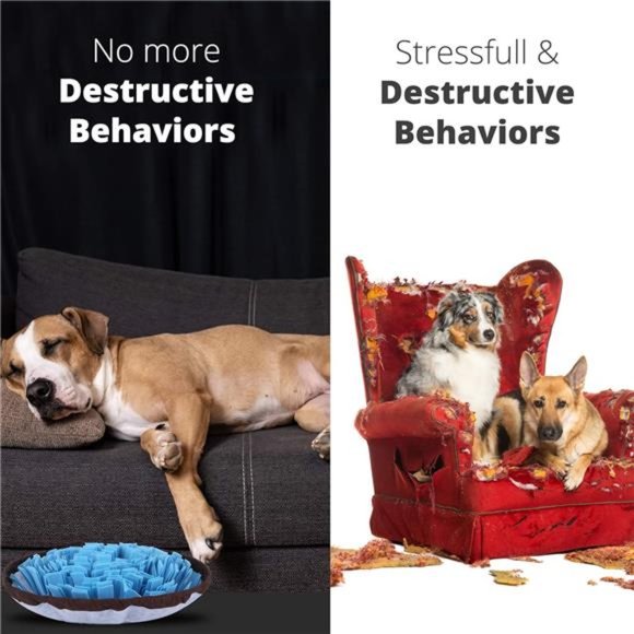 Adjustable Snuffle Foraging mat, Dog Mental Puzzle Interactive Stimulation Toys - Picture 5 of 7